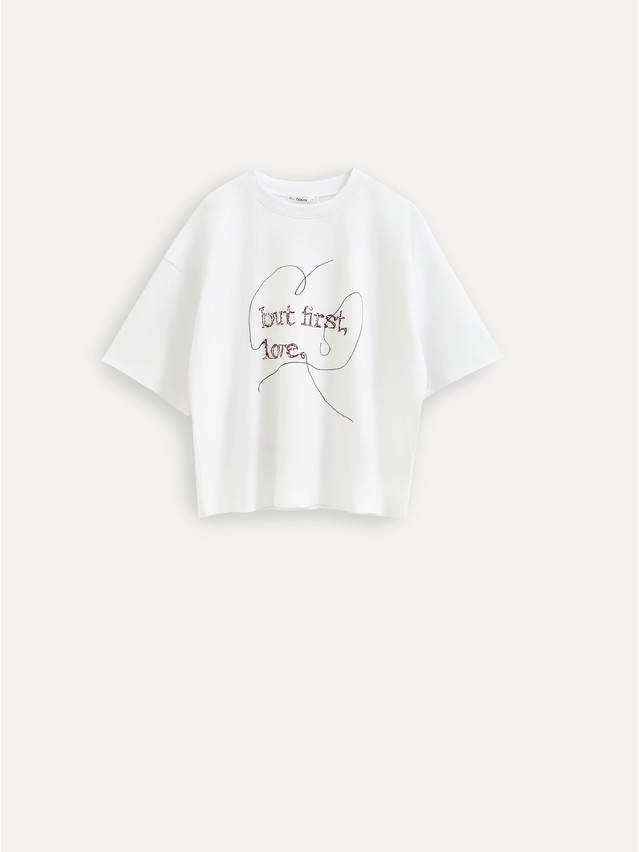 Women's polo neck shirt CONTE ELEGANT LD 3032, s.170-92, white-love - 7