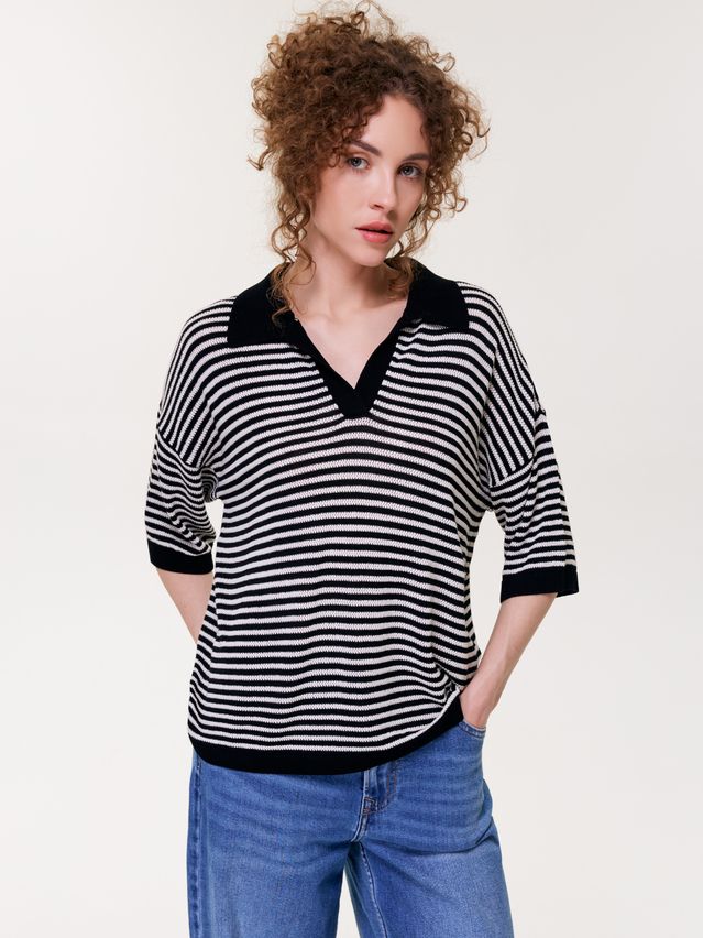 Women's pullover CONTE LDK25140, s.170-84, black - 5