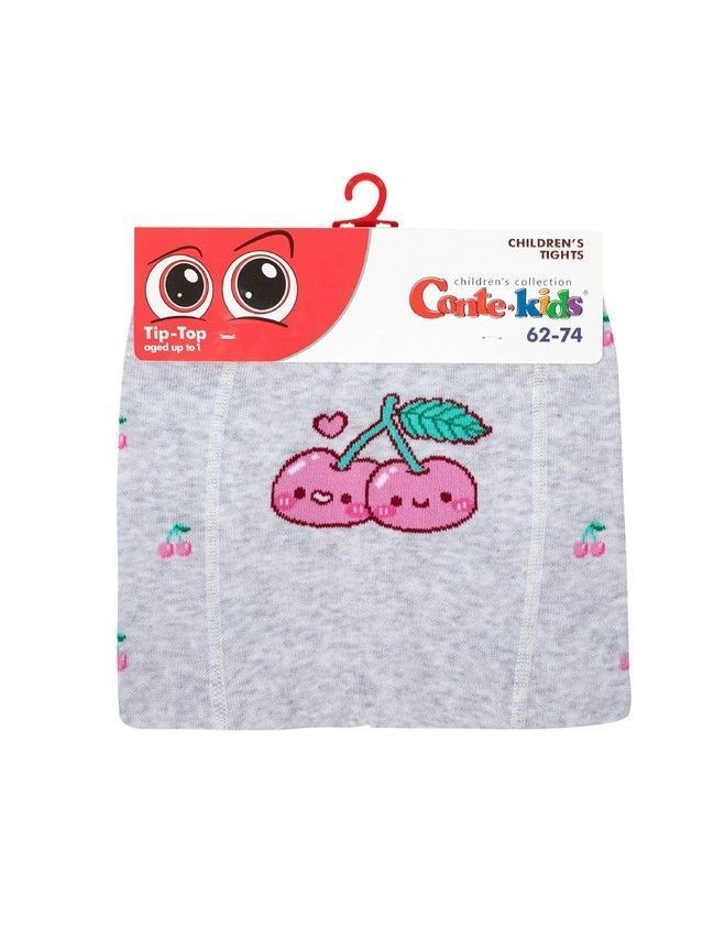 Children's tights CONTE-KIDS TIP-TOP, s.62-74 (12),705 light grey - 3