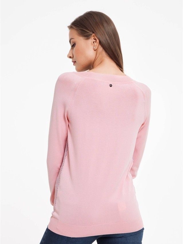 Women's polo neck shirt CONTE ELEGANT LDK036, s.158,164-84, pink - 2