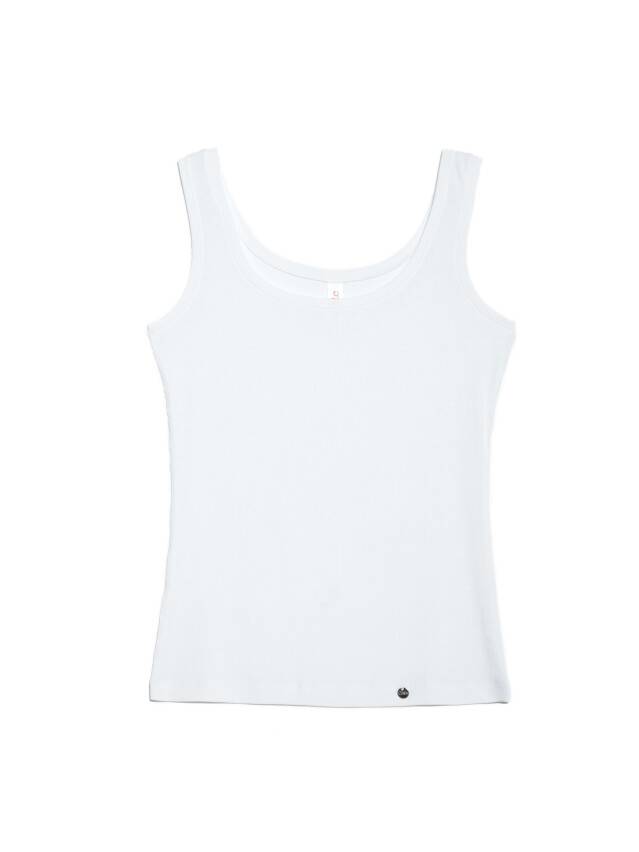 Women's polo neck shirt CONTE ELEGANT LD 932, s.170-100, white - 4