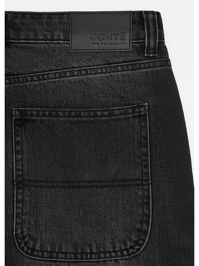 Women's jeans CONTE CON-808, s.164-90, washed black - 7