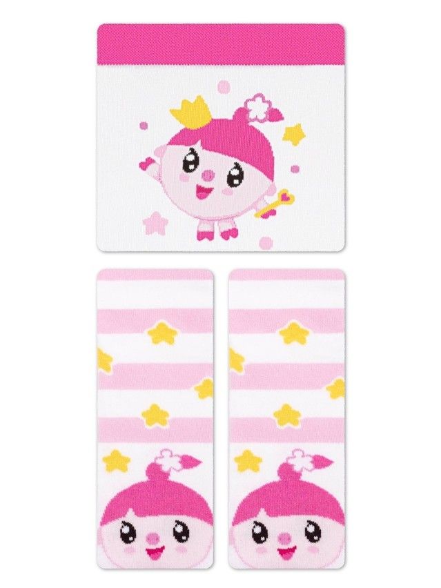 Children's tights CONTE-KIDS MALYSHARIKI, s.62-74 (12),423 light pink - 5