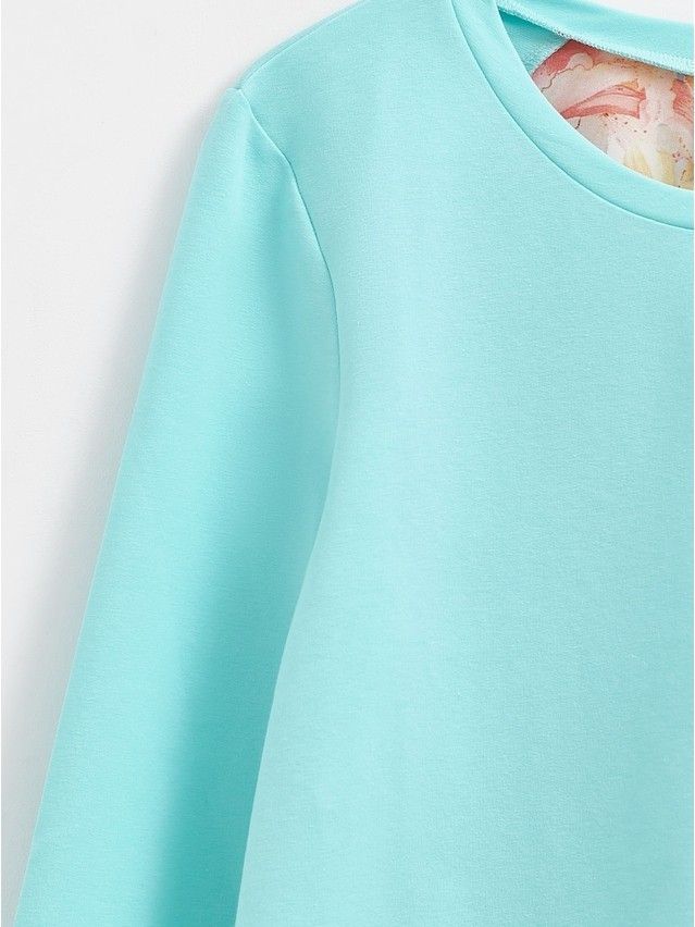 Women's polo neck shirt CONTE ELEGANT LD 704, s.158,164-100, turquoise - 8
