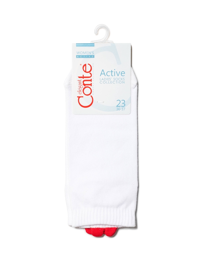 Women's socks CONTE ELEGANT ACTIVE, s.23, 221 white - 4