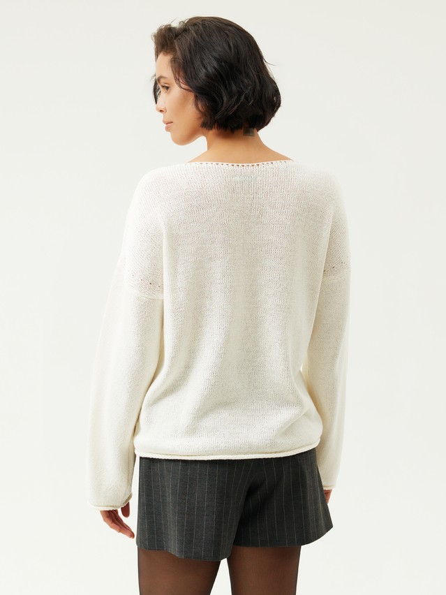 Women's pullover CONTE LDK25162, s.170-84, ecru - 5