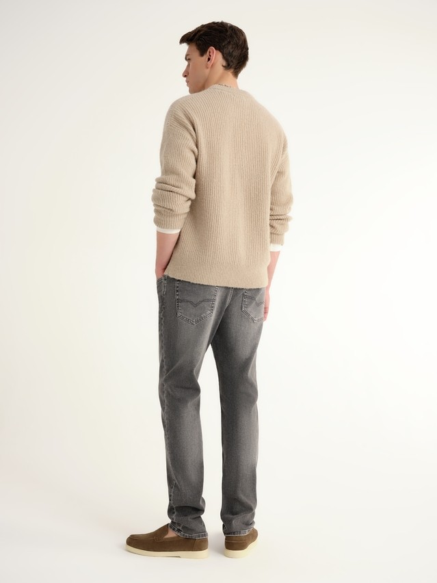 Men's jeans CONTE CNM-05, s.176/80-W30/L32, grey - 2