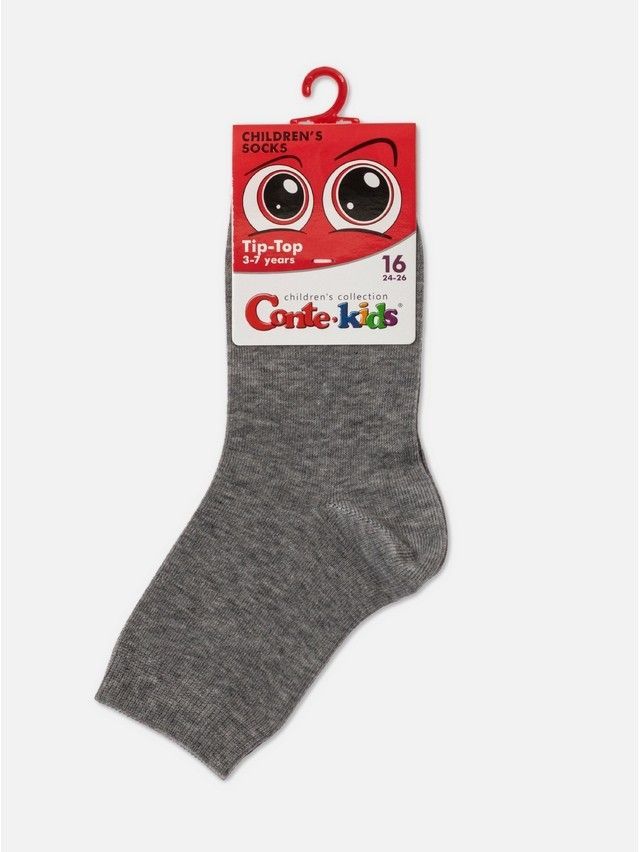 Children's socks CONTE-KIDS TIP-TOP, s.21-23, 000 grey - 3