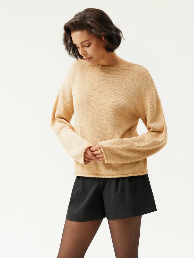 Women's pullover CONTE LDK25162, s.170-84, beige - 5