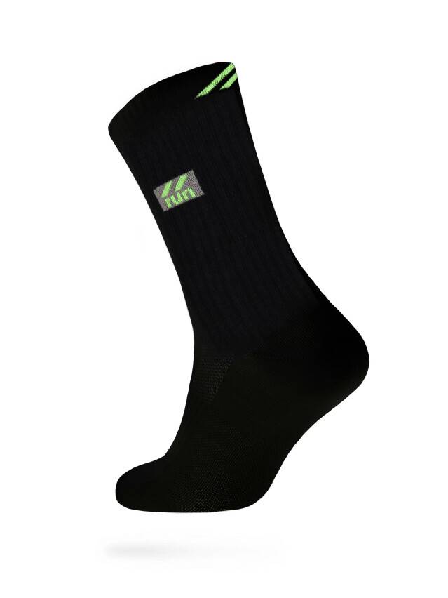 Men's socks DiWaRi ACTIVE, s. 40-41, 024 black-lettuce green - 1