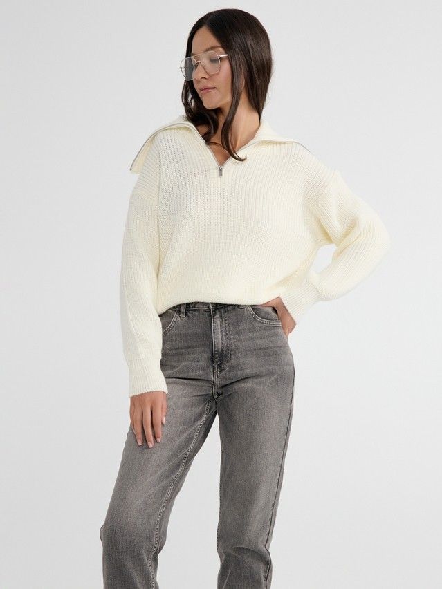 Women's pullover CONTE ELEGANT LDK23105, s.170-84, milk - 13