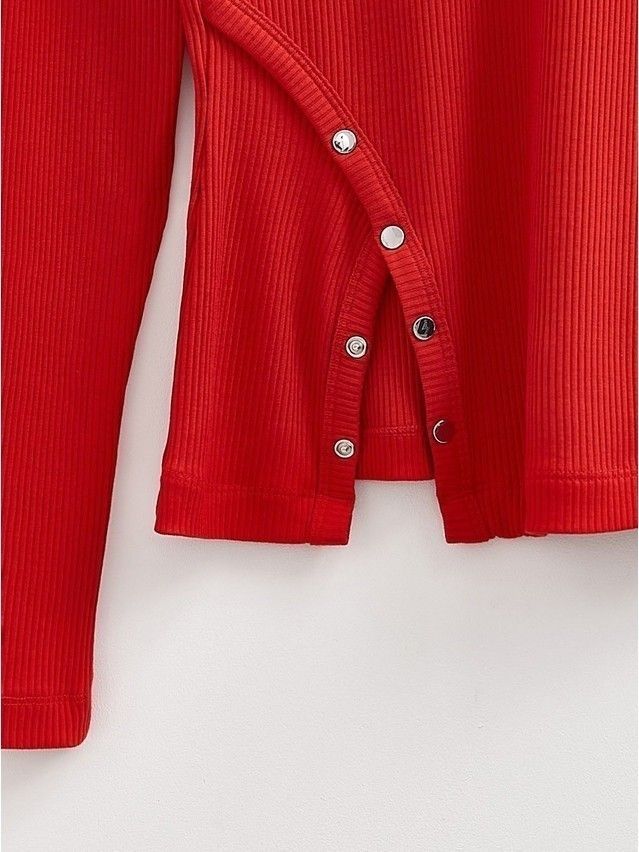 Women's polo neck shirt CONTE ELEGANT LD 2794, s.170-92, crimson red - 7