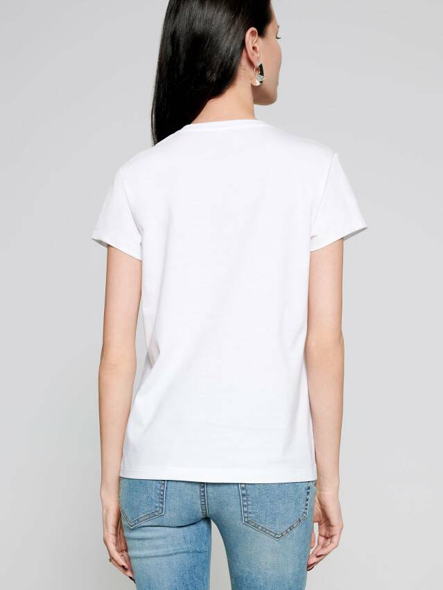 Women's t-shirt LD 1128, s.170-100, white - 2