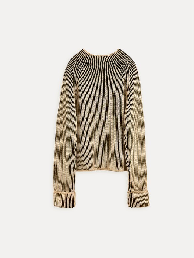 Women's pullover CONTE ELEGANT LDK24121, s.170-84, camel-black - 11
