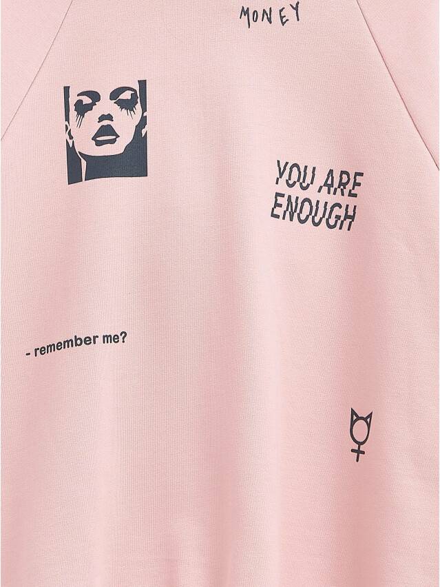 Women's polo neck shirt CONTE ELEGANT LD 1489, s.170-84, romantic pink - 7