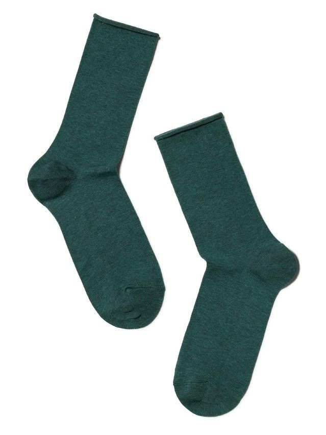 Women's cotton socks COMFORT (without elastic) 19C-101SP, rives. 36-37,000 dark turquoise - 2