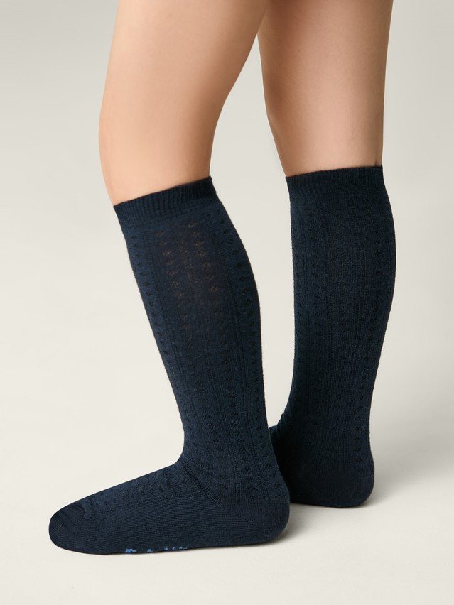 Children's knee high socks CONTE-KIDS TIP-TOP, s.18, 057 navy - 1