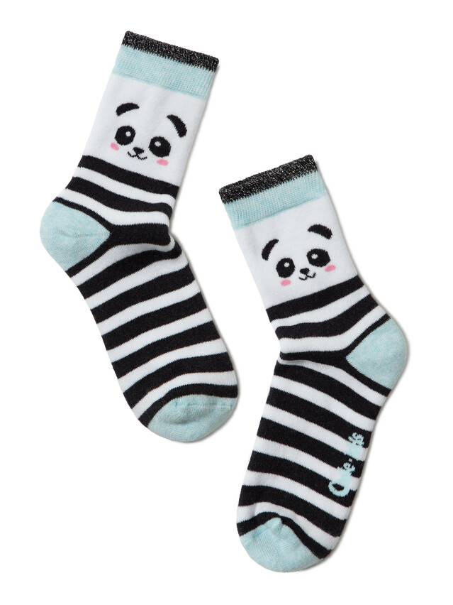 Children's socks CONTE-KIDS SOF-TIKI, s.18-20, 414 pale turquoise - 1