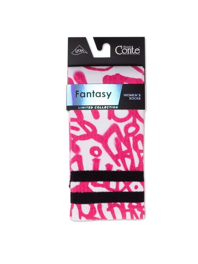 Women's socks CONTE ELEGANT FANTASY, s.23-25, 325 fuchsia - 3