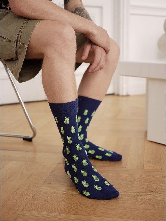 Men's socks DiWaRi HAPPY, s.25, 145 dark blue - 1