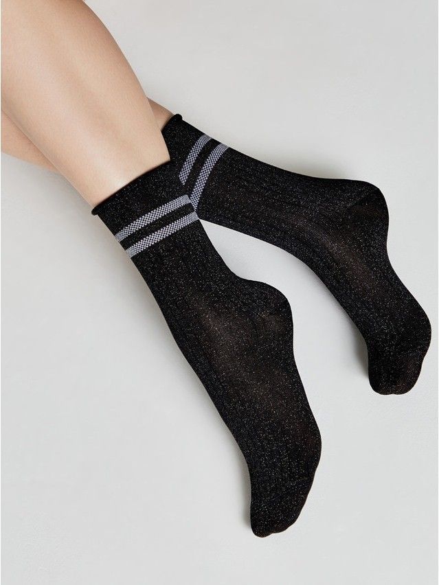 Women's socks CONTE ELEGANT FANTASY, s.23-25, 596 black - 5