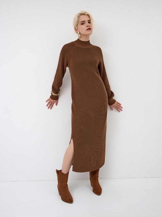 Women's dress CONTE ELEGANT LDK24139, s.170-84-90, brown - 4