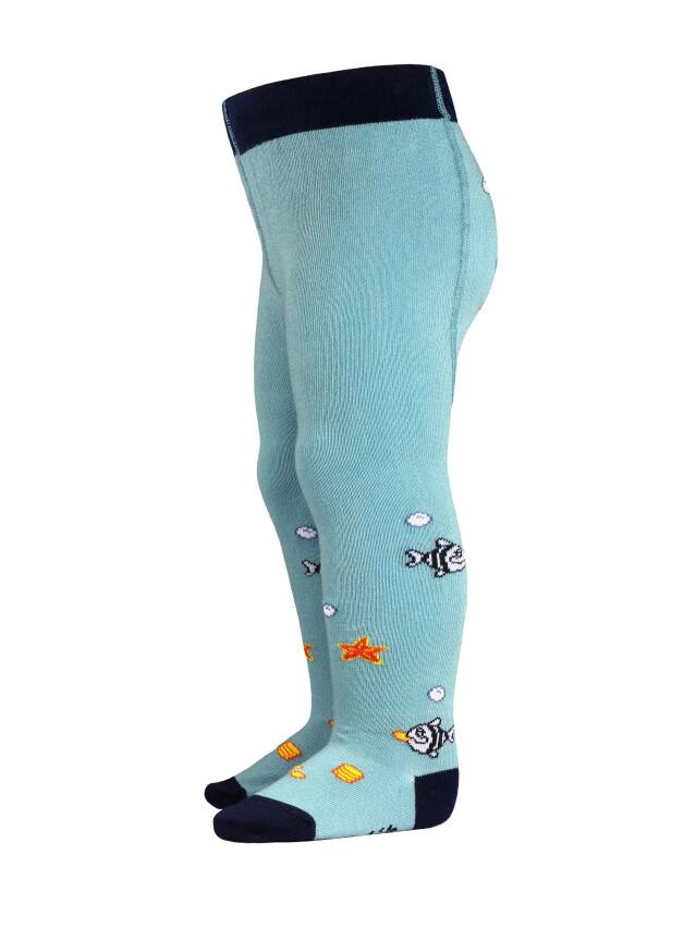 Children's tights CONTE-KIDS TIP-TOP, s.62-74 (12),379 grey-turquoise - 3