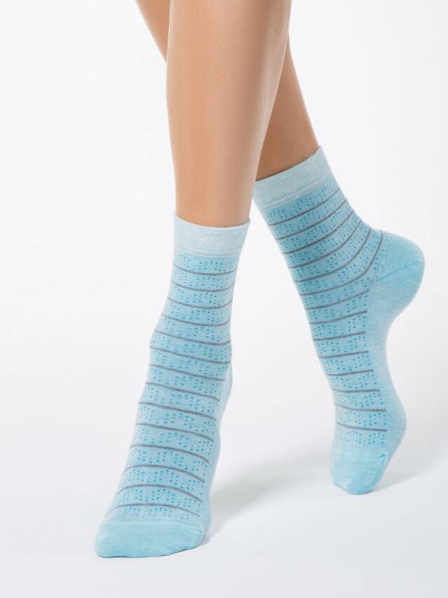 Women's socks CONTE ELEGANT COMFORT, s.23, 047 pale turquoise - 1