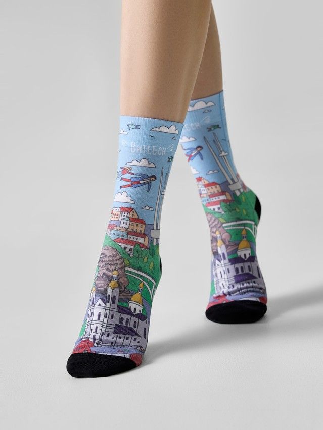Women's socks CONTE ELEGANT CLASSIC, s.23-25, 1206 multicolor - 2