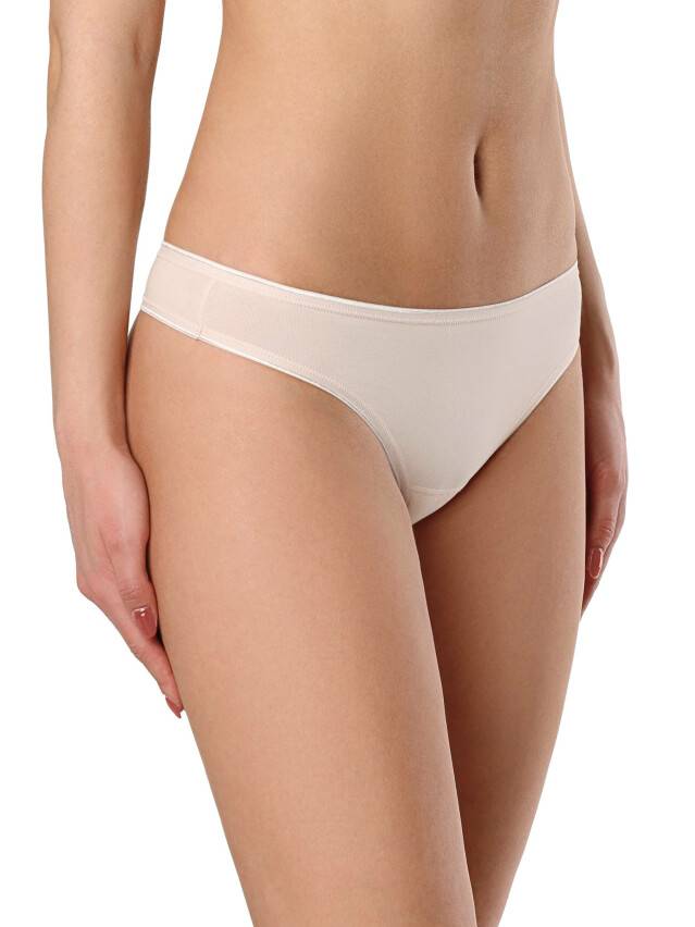 Women's cotton thong, LST 2000, 90 / XS, nude - 4