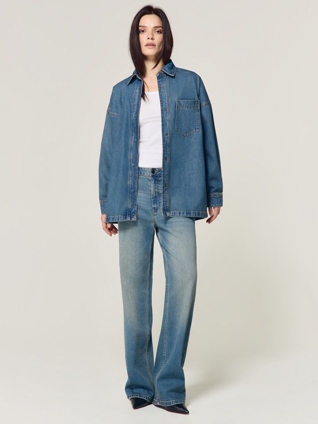 Denim windbreaker CONTE CON-944, s.170-88-94, blue tint - 3