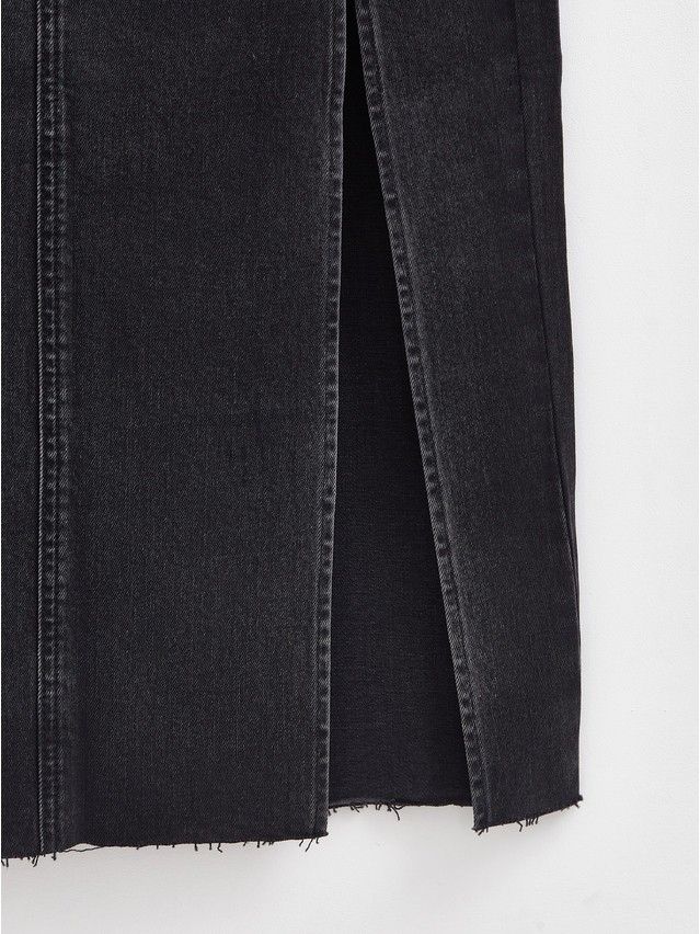 Denim skirt CONTE ELEGANT CON-685, s.170-90, washed black - 12