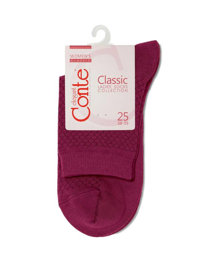 Women's socks CONTE ELEGANT CLASSIC, s.23, 061 fuchsia - 2