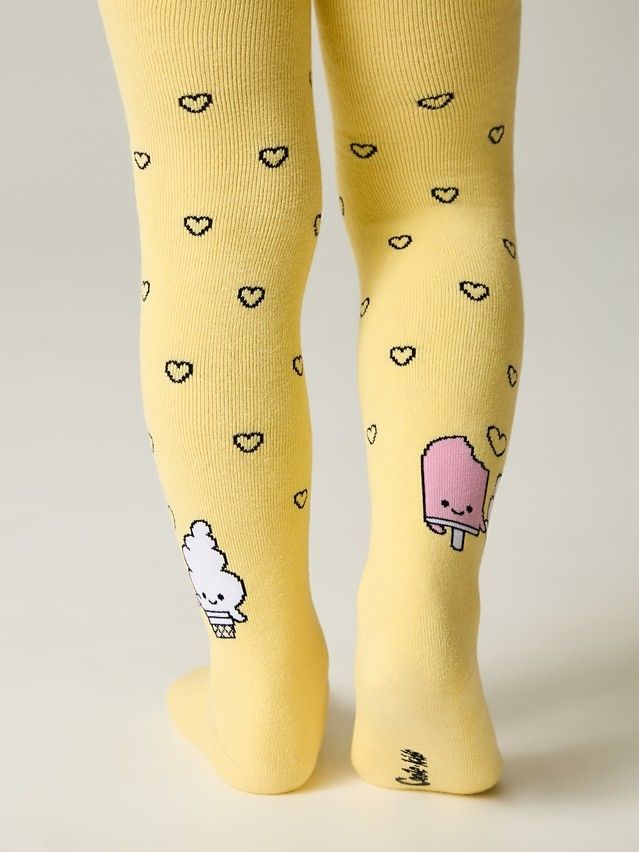 Children's tights CONTE-KIDS SOF-TIKI, s.104-110 (16),694 yellow - 2