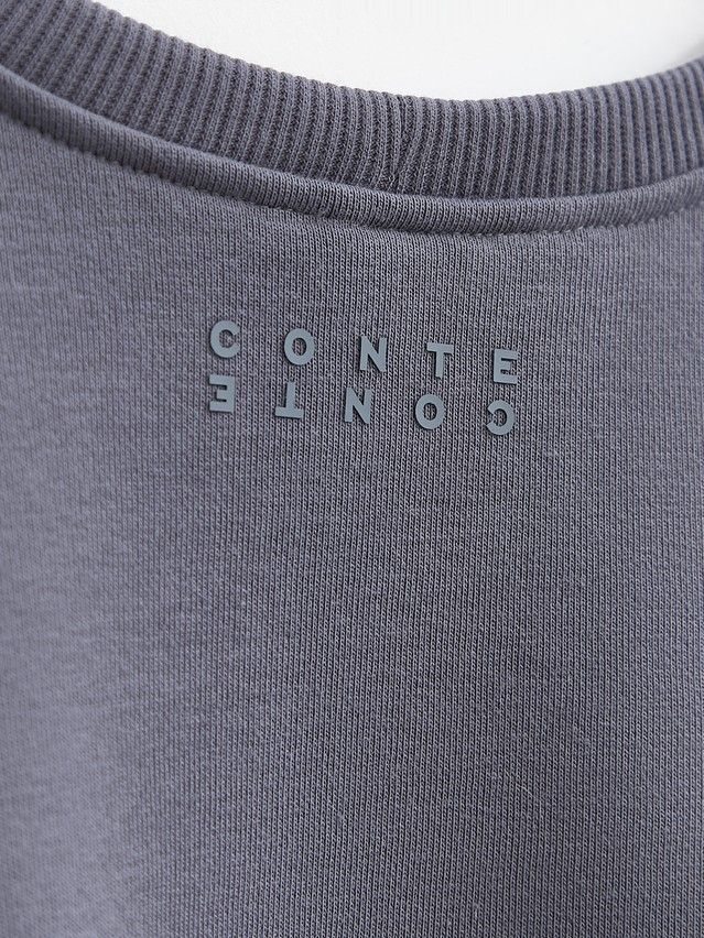 Women's polo neck shirt CONTE ELEGANT LD 3053, s.170-92, graphite - 3