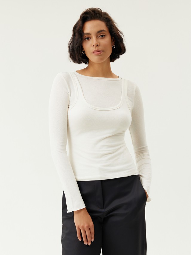 Women's jumper CONTE LD 3672, s.170-84, ecru - 1