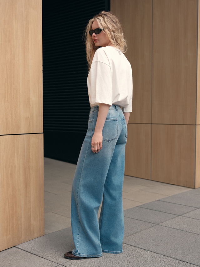 Women's polo neck shirt CONTE LD 3449, s.170-88, milk-house - 3