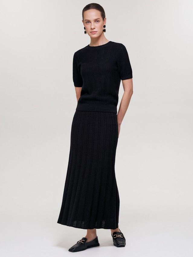 Women's skirt CONTE ELEGANT LDK2562, s.170-90, black - 1