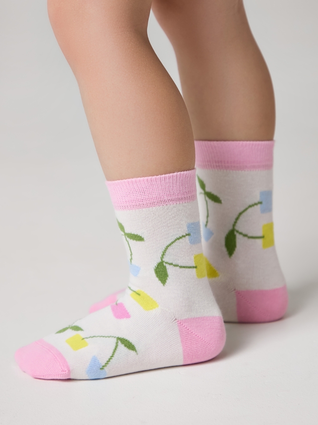 Children's socks CONTE-KIDS TIP-TOP, s.12, 1032 milky-light pink - 2