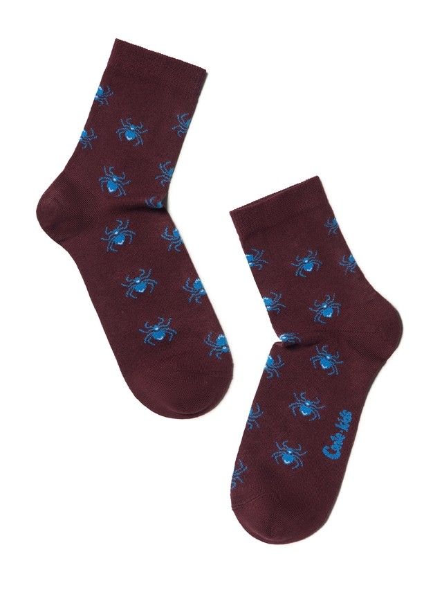 Children's socks CONTE-KIDS TIP-TOP, s.36-37, 409 wine-coloured - 4