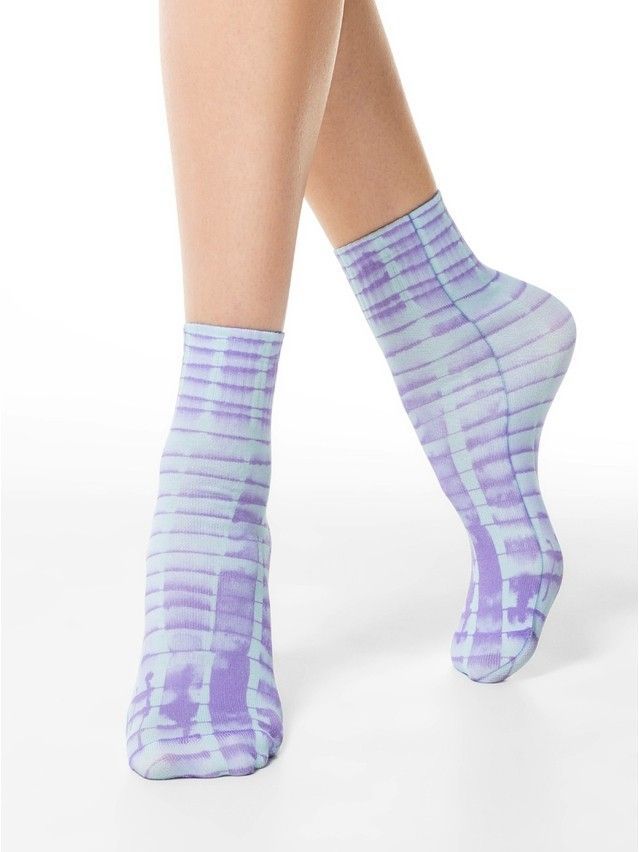 Women's socks CONTE ELEGANT FANTASY, s.23-25, 309 mauve - 1