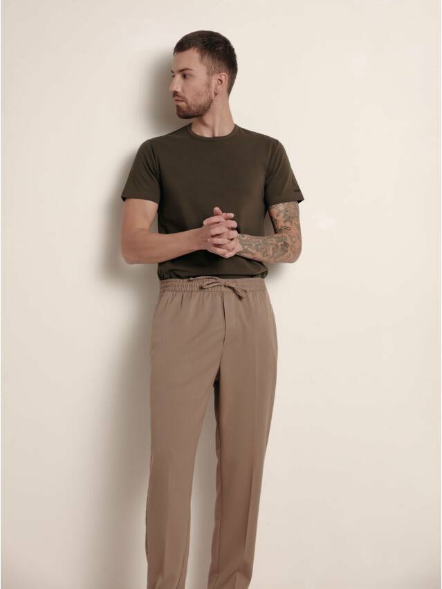 Men's pullover DiWaRi BASIC MF 744, s.170,176-100, khaki - 1