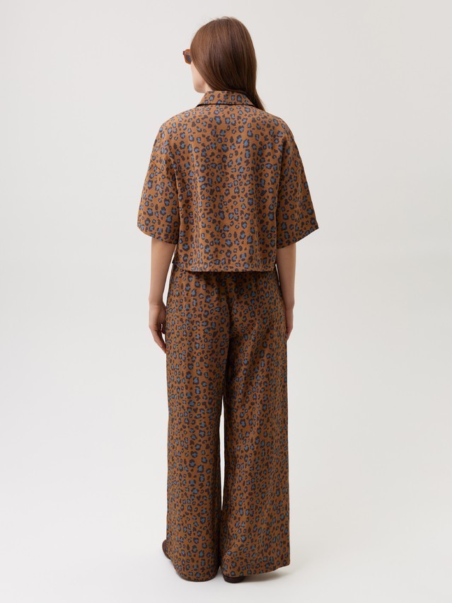 Women's blouse CONTE LBL 3729, s.170-88-94, chocolate leo - 5