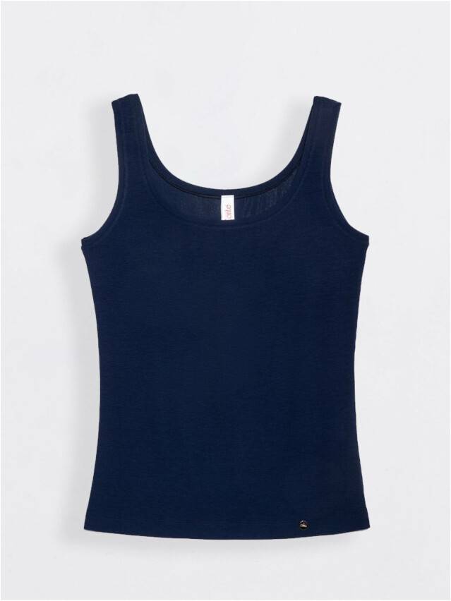 Women's polo neck shirt CONTE ELEGANT LD 932, s.170-100, dark navy - 1