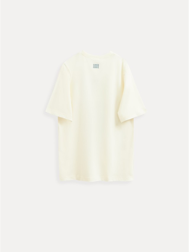 Women's polo neck shirt CONTE ELEGANT LD 3036, s.170-92, milk-dessert - 2