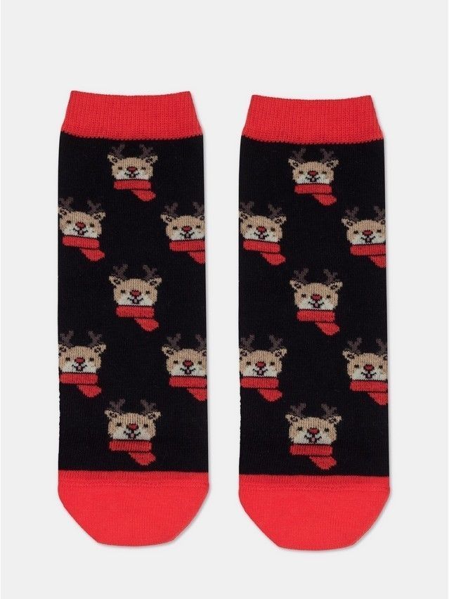 Kids socks CK NEW YEAR 21С-67СП, s.24-29, 908 black - 1