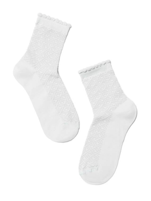 Children's socks CONTE-KIDS BRAVO, s.22, 188 white - 1
