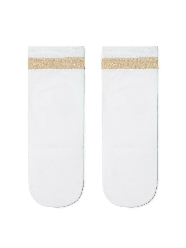 Women's socks CONTE ELEGANT FANTASY, s.23-25, gold-bianco - 2