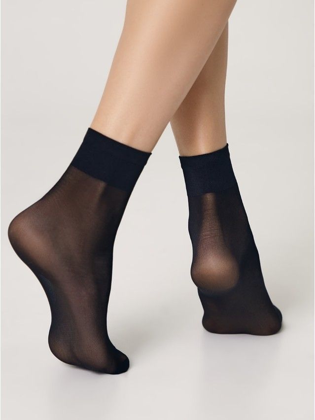 Women's socks CONTE ELEGANT SOLO 40 (2 pairs) (box),s.23-25, nero - 2