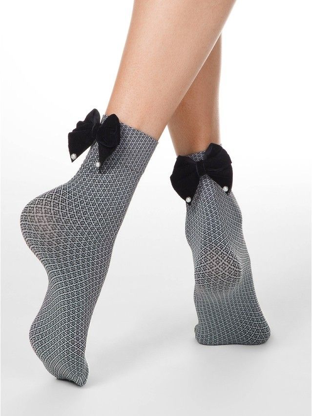 Women's socks FANTASY 19C-32SP, s. 36-39, grey - 1